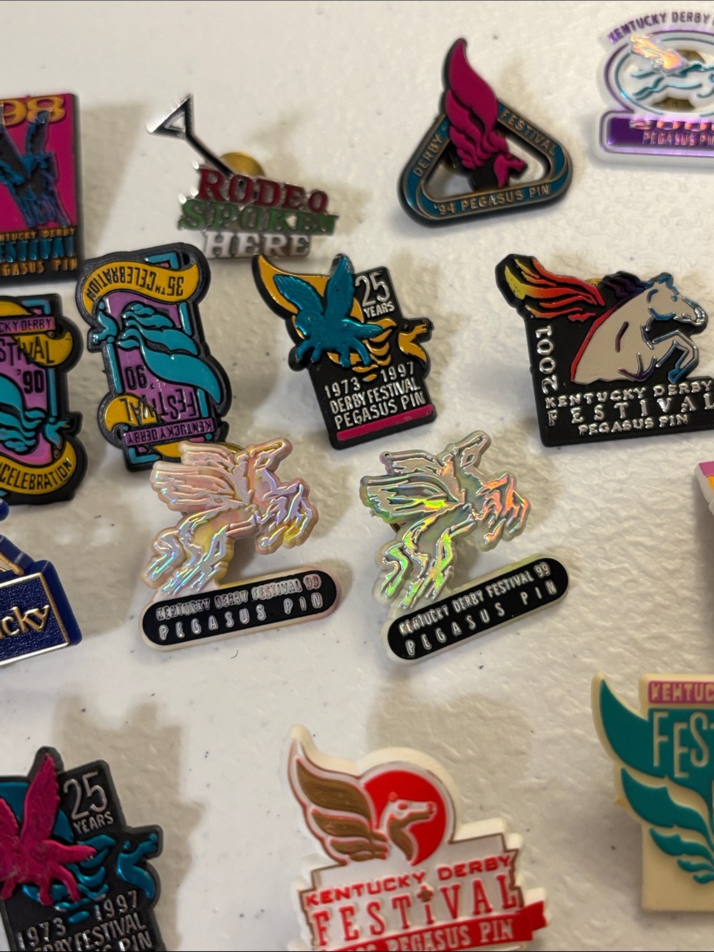 Bundle of Vintage Kentucky Derby Pins